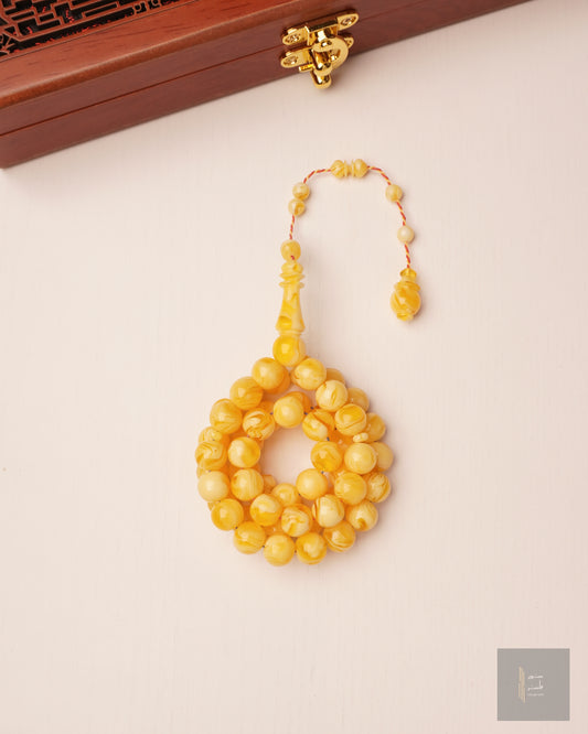 مستكه لون كهرماني من بلاطه تمليكه