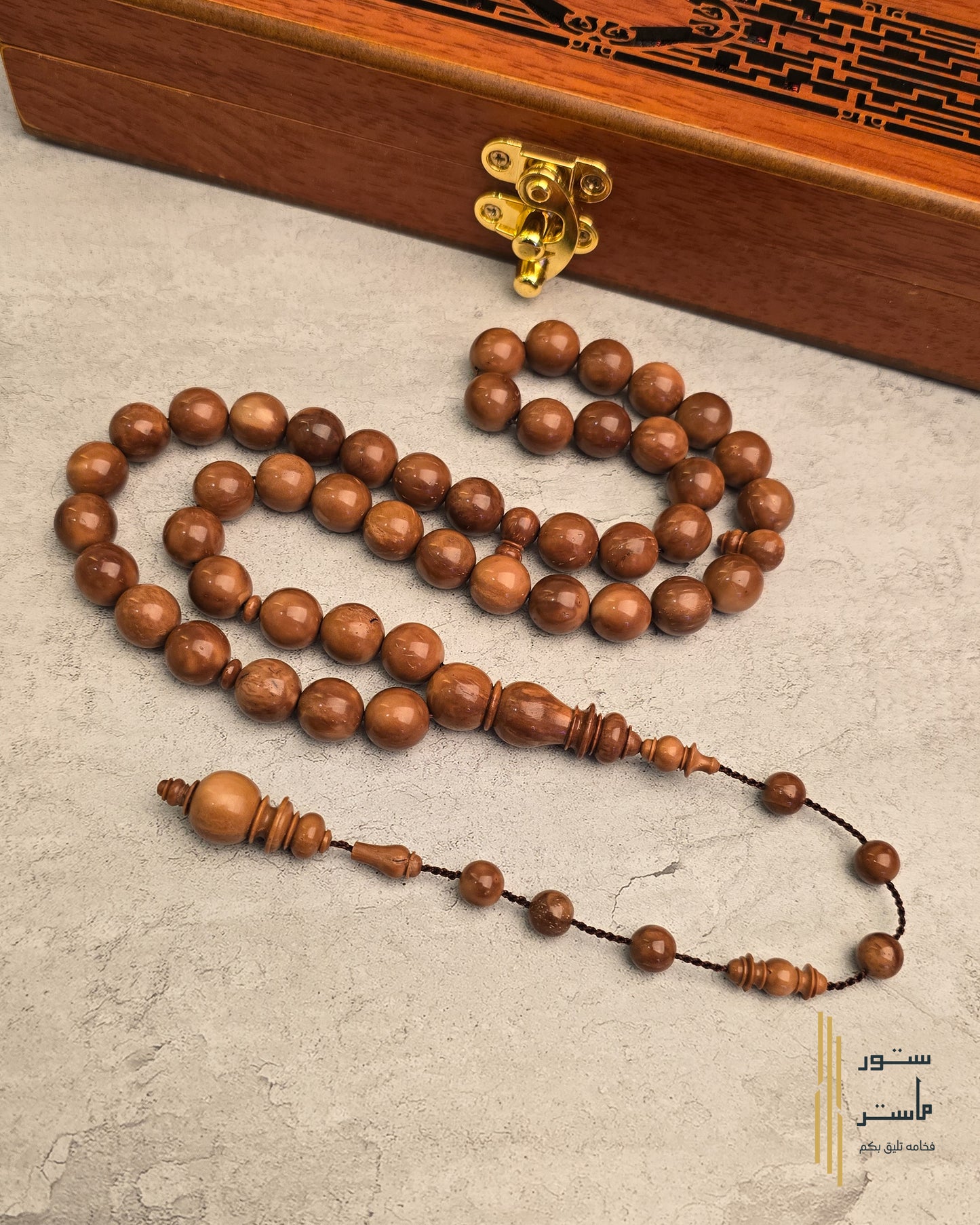 مسباح خشب كوك قمة بالفخامه