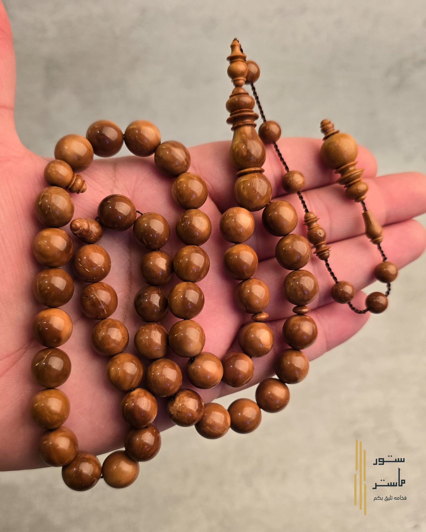 مسباح خشب كوك قمة بالفخامه