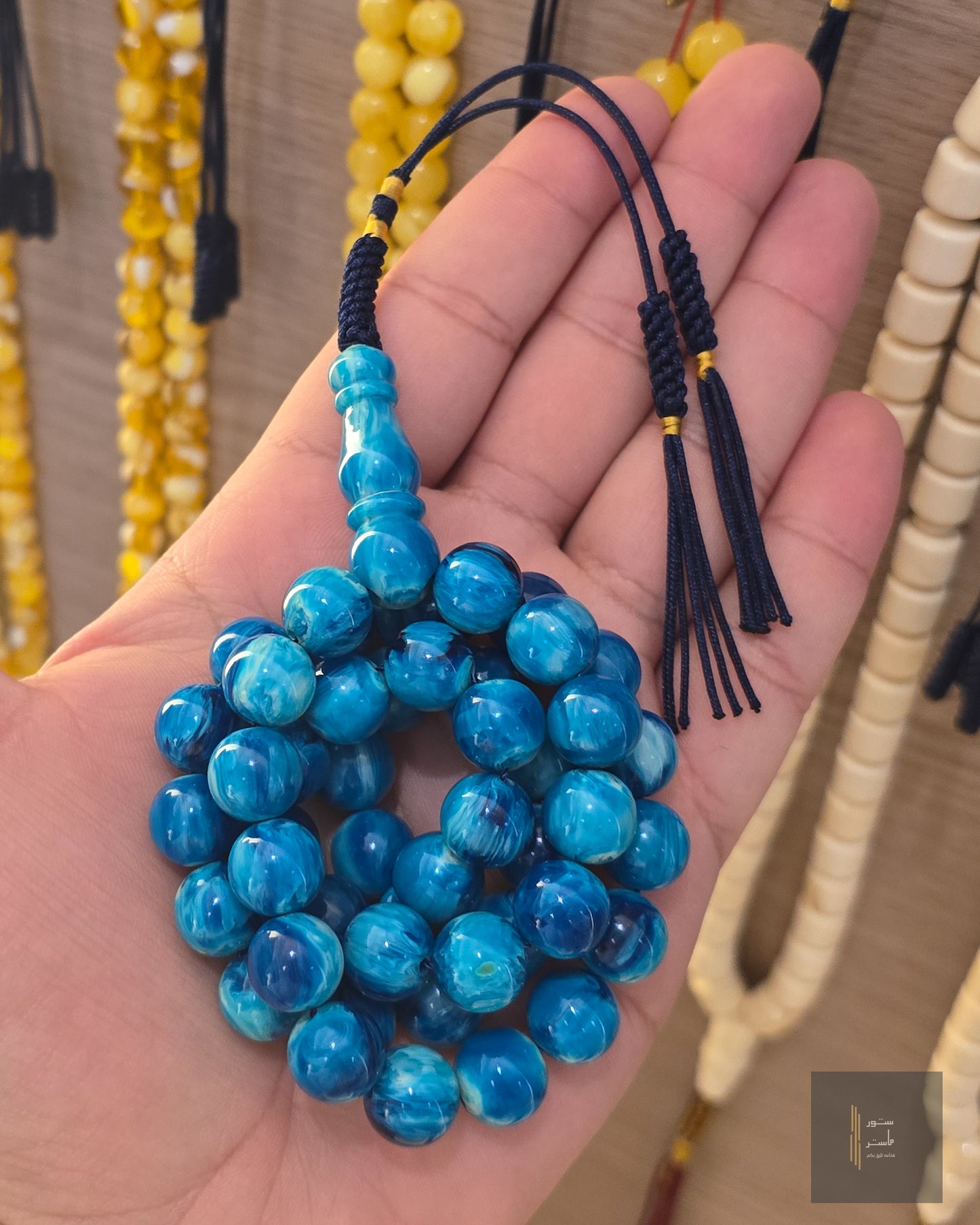 فاتوران لون فيروزي - دائري