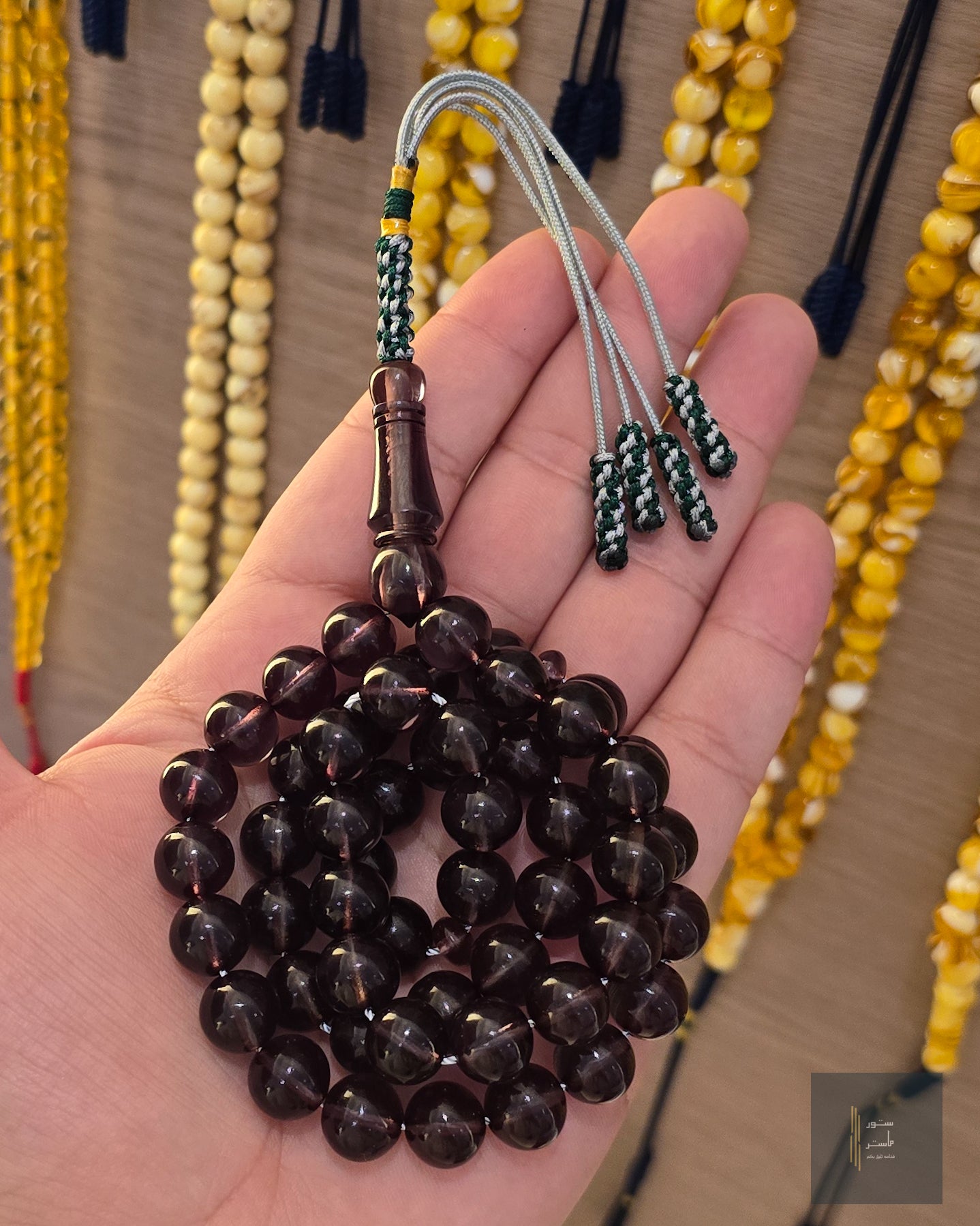 مسباح زعفراني انعكاس زيتي بحري شفافيه مميزه