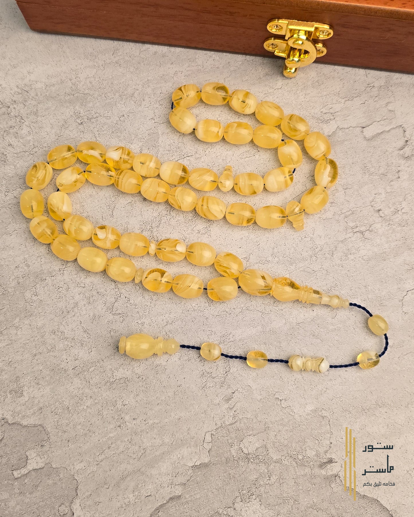 مستكه لون الكهرمان - تمليكه