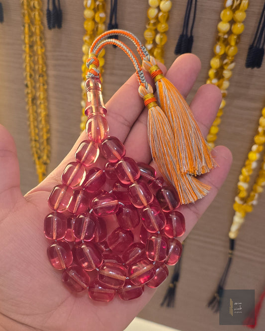 زعفراني شفاف عسلي مائي - صندوقي جامبو