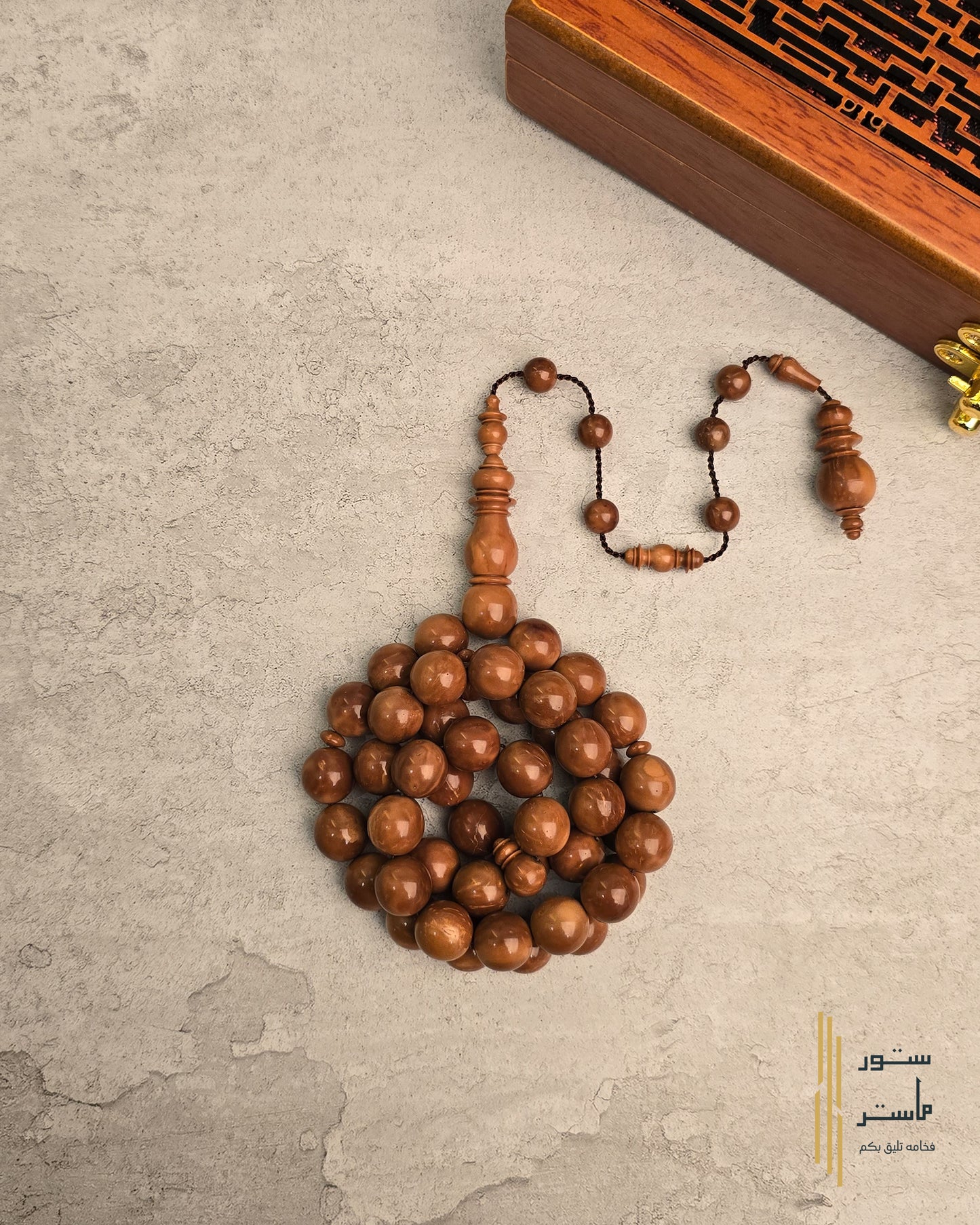 مسباح خشب كوك قمة بالفخامه