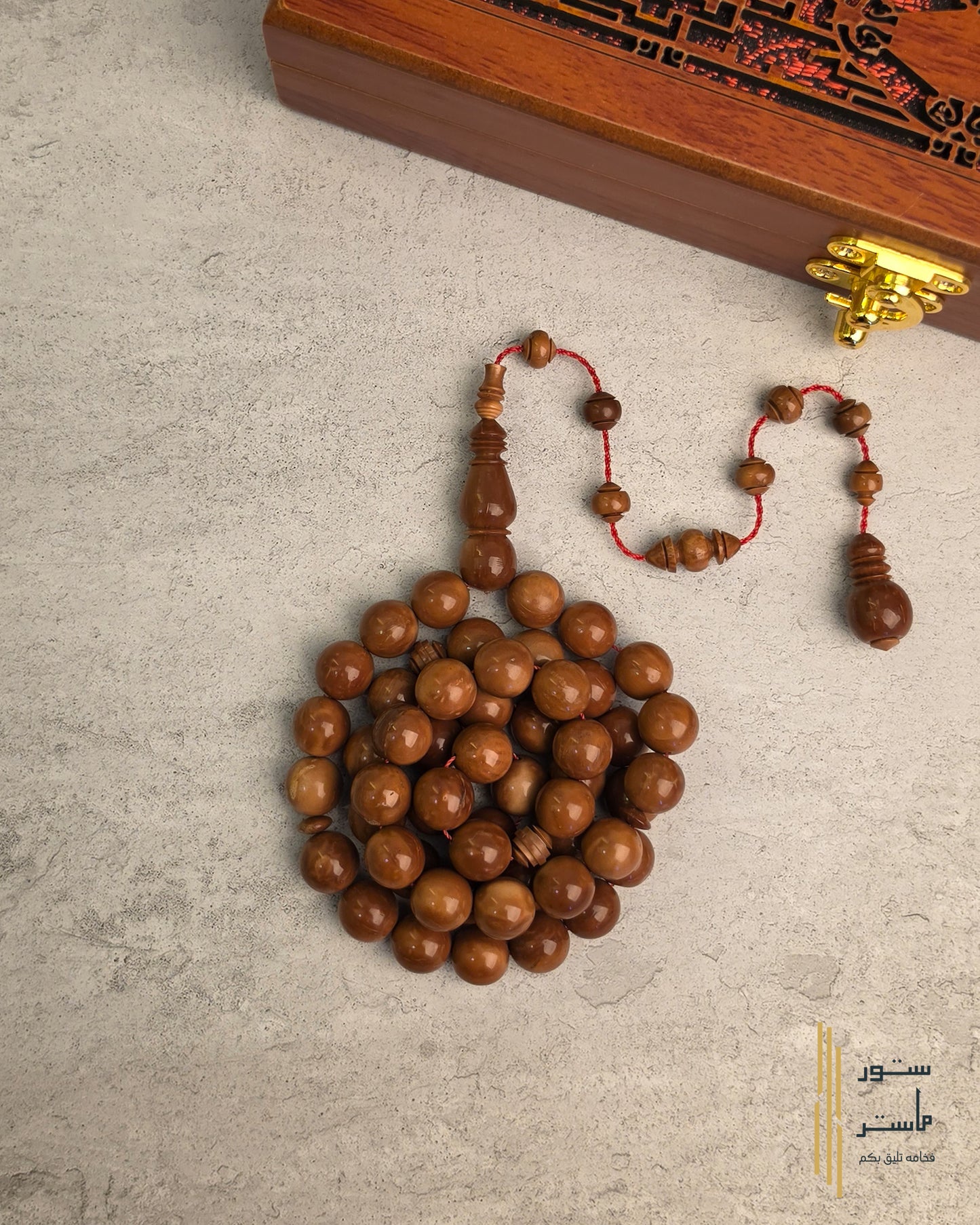 مسباح خشب كوك قمة بالفخامه