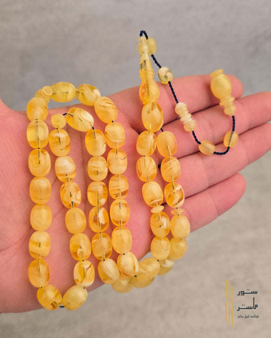 مستكه لون الكهرمان - تمليكه