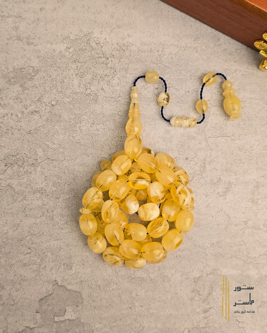 مستكه لون الكهرمان - تمليكه