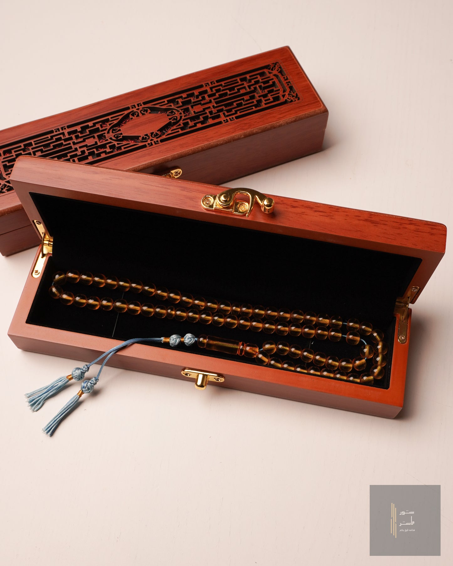 مستكه الماني تفاحي شبيه كهرب الشفاف